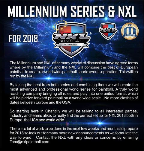 NXL & Millennium Series 2018