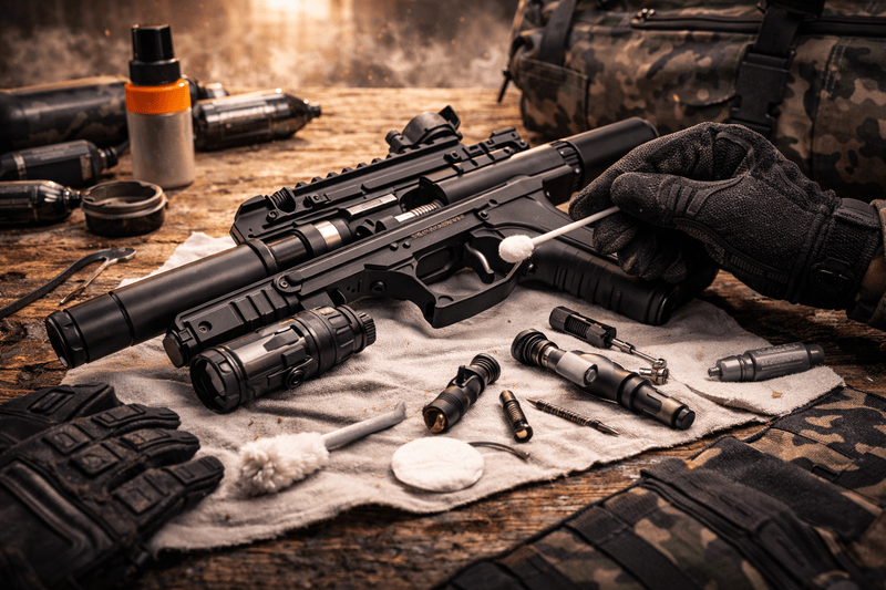 Paintball Markierer reinigen