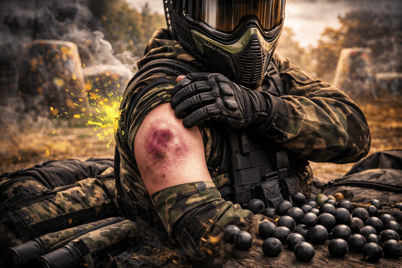 Tut Paintball spielen weh?